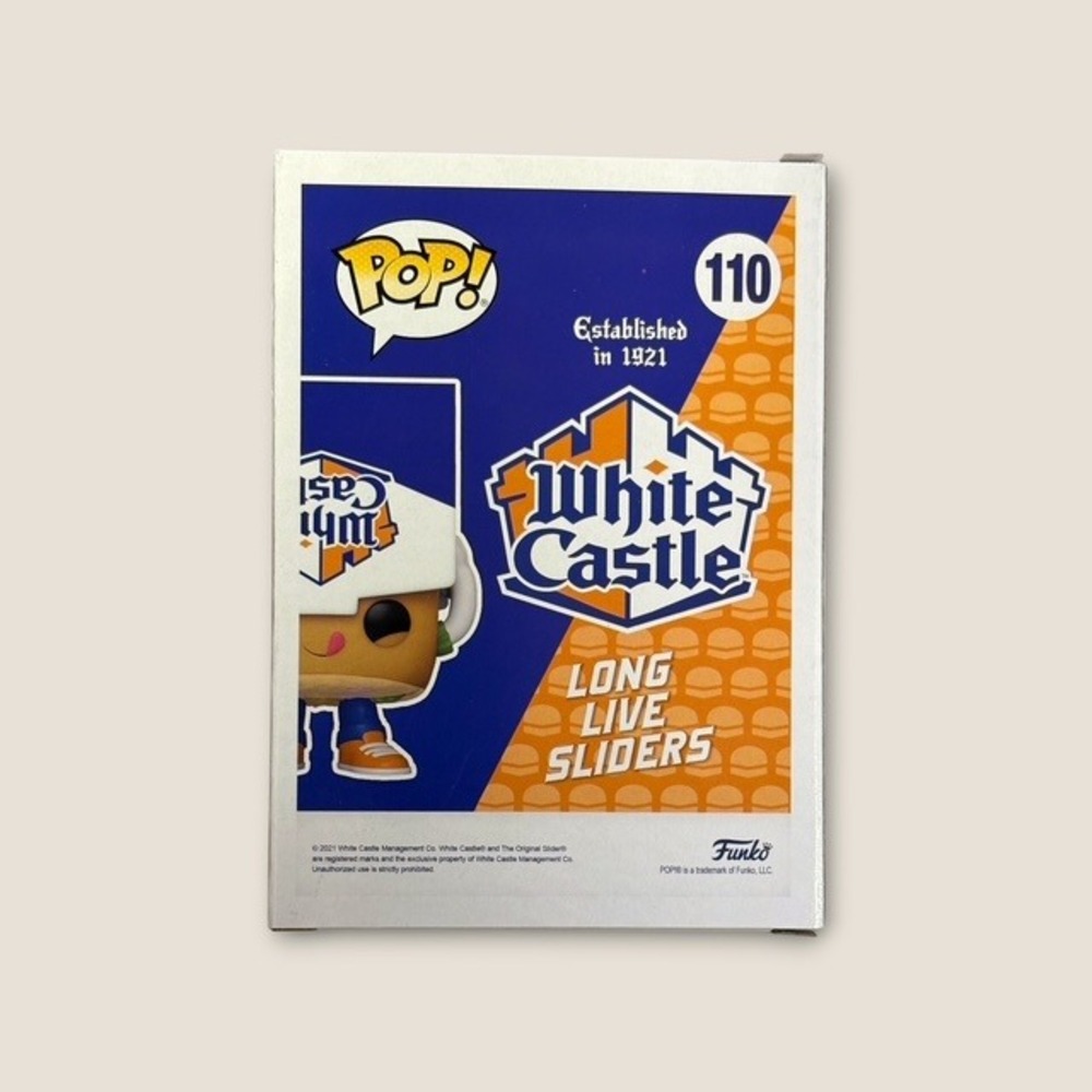 Funko Pop Ad Icons White Castle Slider 110 Vinyl Figure Foodie Collectible - Picture 2 of 4
